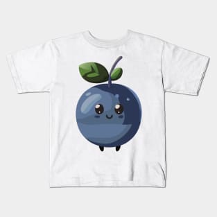 Cute Blueberry Kids T-Shirt